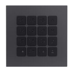 GOLIATH Hybrid IP & 2-Draht Video Türsprechanlage | Keypad Modul | Blindenschrift | Beleuchtung