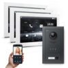 GOLIATH Hybrid IP Video Türsprechanlage | Anthrazit | 1 Fam Set | 3x 10" HD | 180° Kamera