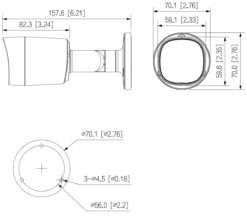Alternative view of GOLIATH HDCVI Kamera | 2 MP | 2.8mm | 20m IR | OSD | IP67 | Eco Serie