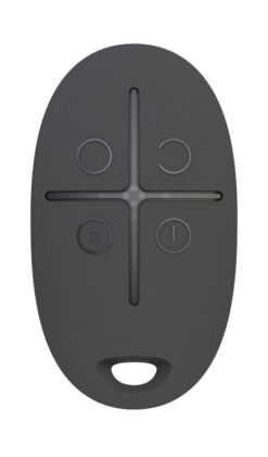 AJAX | Fernbedienung | Taschenformat |Panikfunktion | LED-Statusanzeige | Schwarz