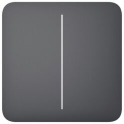 AJAX | Lichtschalter | Smart Home | Zweifachschalter | Graphit | SoloButton (2-Gang)