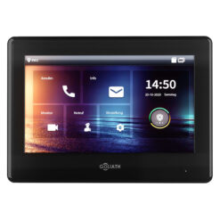 GOLIATH Hybrid IP & 2-Draht BUS Video Türsprechanlage | 7 Zoll | 2.5D | Bildspeicher | Schwarz