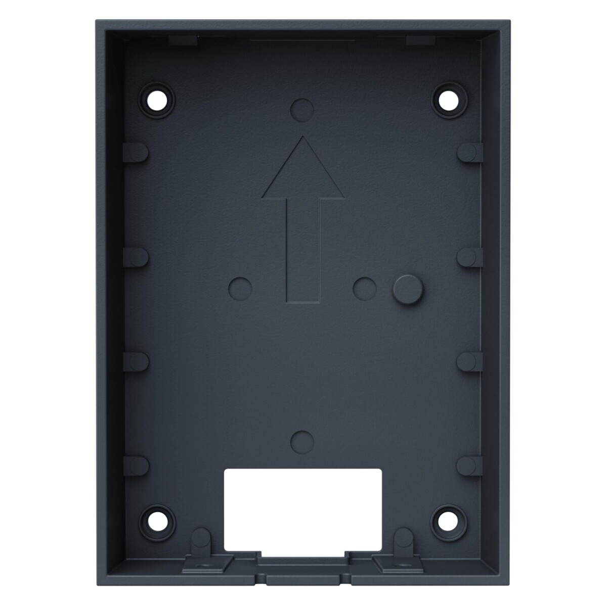 GOLIATH Hybrid IP & 2-Draht Video Türsprechanlage | Aufputzgehäuse für AV-VTA02-22AV2 | Anthrazit