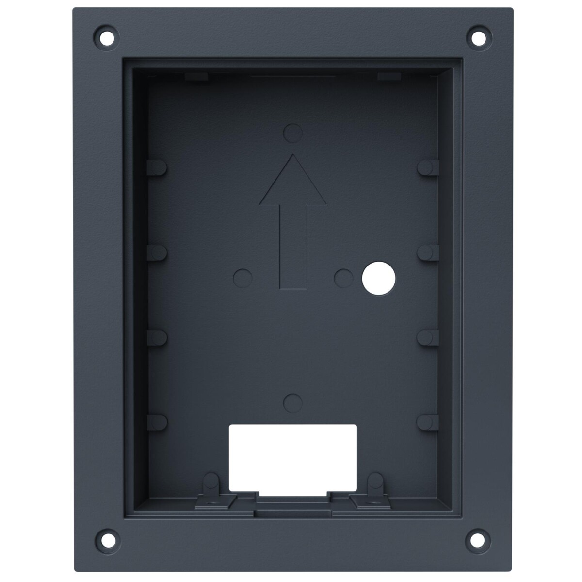 GOLIATH Hybrid IP & 2-Draht Video Türsprechanlage | Unterputzgehäuse für AV-VTA02-1V2 | Anthrazit