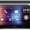 GOLIATH Hybrid IP Video Türsprechanlage | 10 Zoll HD Monitor | Smartphone App | 8GB + PoE | Schwarz