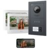 GOLIATH Basic 2-Draht BUS Türsprechanlage | FullHD | App | 150° | 2 Fam | Anthrazit/Weiß | Unterputz