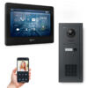 GOLIATH PRO 2-Draht BUS Türsprechanlage | Anthrazit | 1 Fam | 7 Zoll Schwarz| Keypad | 180°