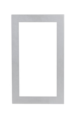 GOLIATH PRO IP & 2-Draht Video Türsprechanlage | 2-Fach Rahmen | Eloxiertes Aluminium