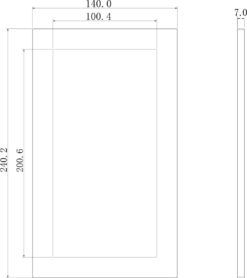 Alternative view of GOLIATH PRO IP & 2-Draht Video Türsprechanlage | 2-Fach Rahmen | Eloxiertes Aluminium