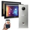 GOLIATH PRO IP Gegensprechanlage | App | 1-Familie | 2x 10 Zoll HD | Fingerprint | 180° Kamera