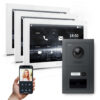 GOLIATH PRO IP Türsprechanlage | Anthrazit | 1-Fam | 3x 10" HD | RFID | Unterputz | 180°