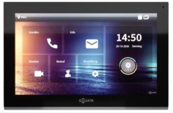 GOLIATH PRO IP Video Türsprechanlage | 10 Zoll HD Monitor | Smartphone App | 8GB + PoE | Schwarz