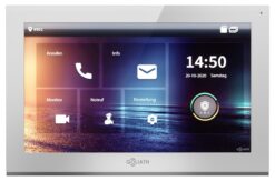 GOLIATH PRO IP Video Türsprechanlage | 10 Zoll HD Monitor | Smartphone App | 8GB + PoE | Weiß