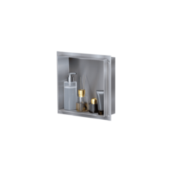 VILSTEIN | Duschnische  | Unterputz | Wandnische | Randloses Duschregal mit Ablage