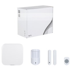 WhiteLabel | Hub 4G Pro | MotionProtect | Fernbedienung | DoorProtect | Weiß | Starterkit Pro 4G